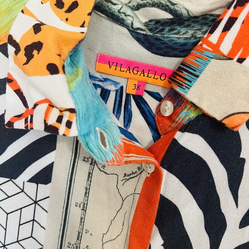 Multi print button down top - Picture 4 of 4